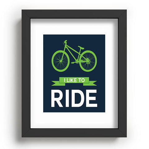 Naxart I Like To Ride 4 Recessed Framing Rectangle