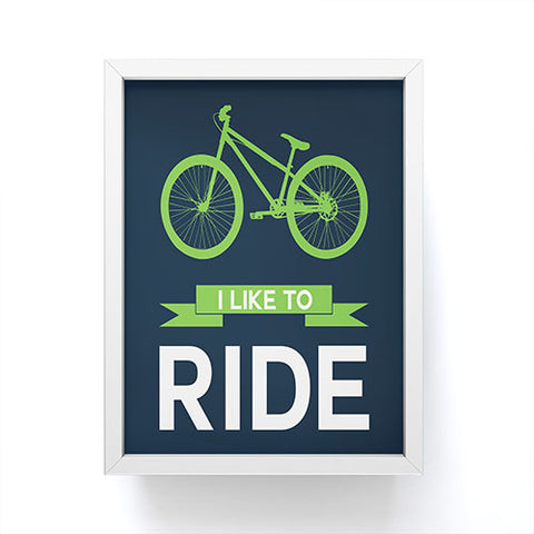 Naxart I Like To Ride 4 Framed Mini Art Print