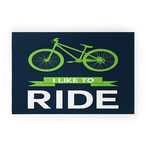 Naxart I Like To Ride 4 Welcome Mat