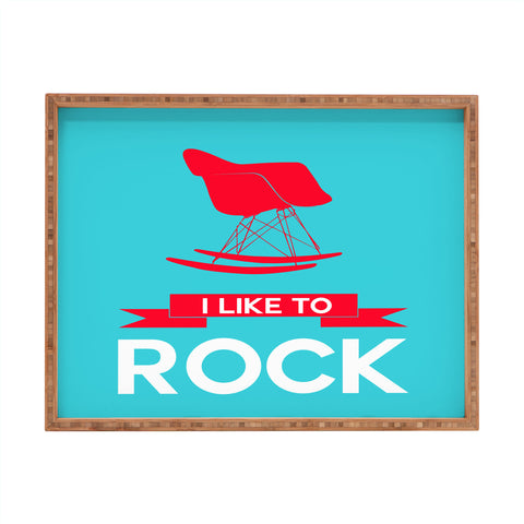 Naxart I Like To Rock 1 Rectangular Tray