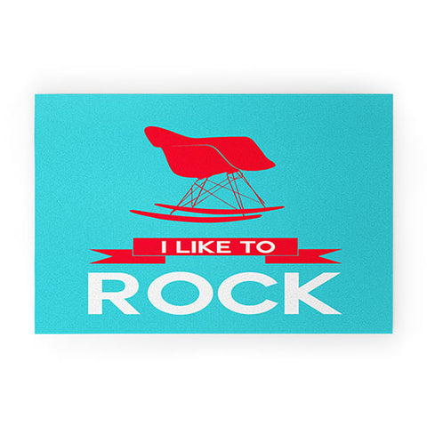 Naxart I Like To Rock 1 Welcome Mat