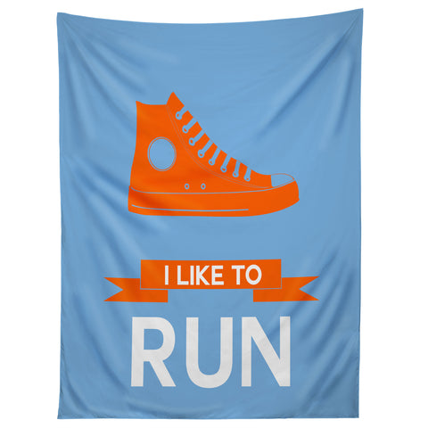 Naxart I Like To Run 3 Tapestry