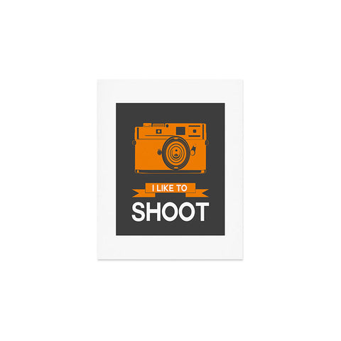 Naxart I Like To Shoot 1 Art Print
