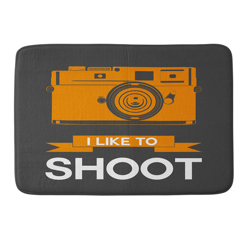 Naxart I Like To Shoot 1 Memory Foam Bath Mat