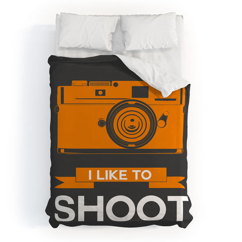 Naxart I Like To Shoot 1 Duvet Cover