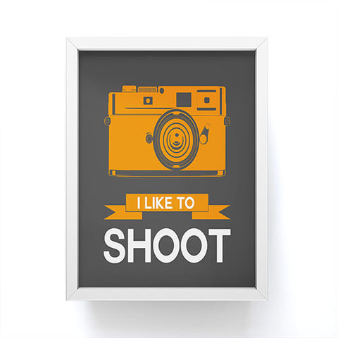 Naxart I Like To Shoot 1 Framed Mini Art Print