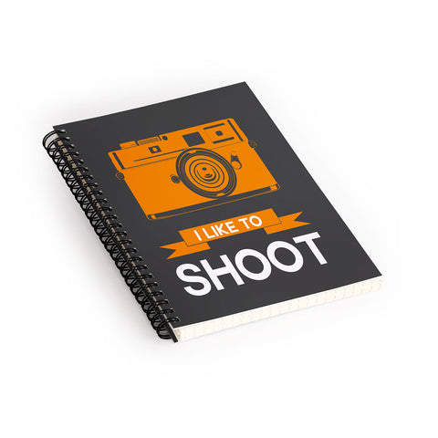 Naxart I Like To Shoot 1 Spiral Notebook