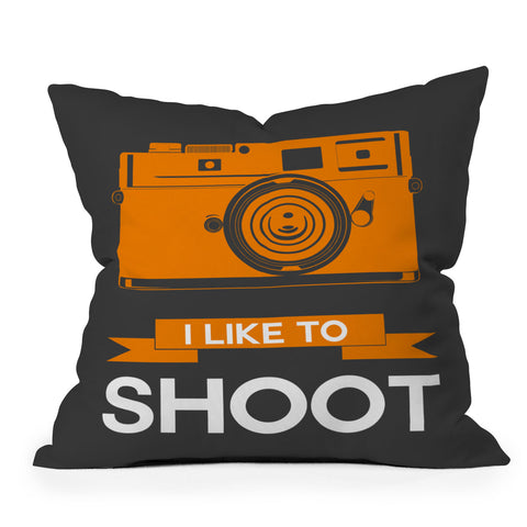 Naxart I Like To Shoot 1 Throw Pillow