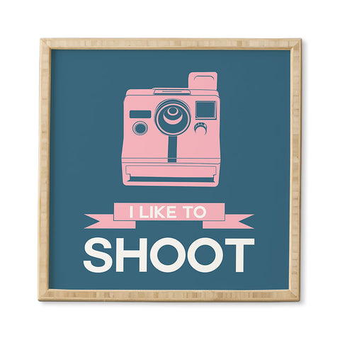Naxart I Like To Shoot 6 Framed Wall Art