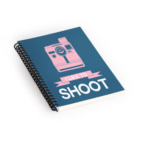 Naxart I Like To Shoot 6 Spiral Notebook