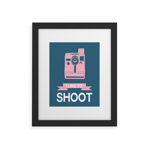 Naxart I Like To Shoot 6 Framed Art Print