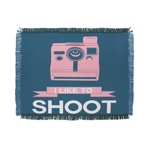 Naxart I Like To Shoot 6 Throw Blanket
