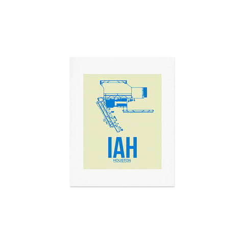 Naxart IAH Houston Poster Art Print