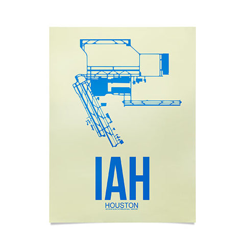 Naxart IAH Houston Poster Poster