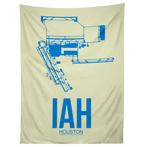 Naxart IAH Houston Poster Tapestry