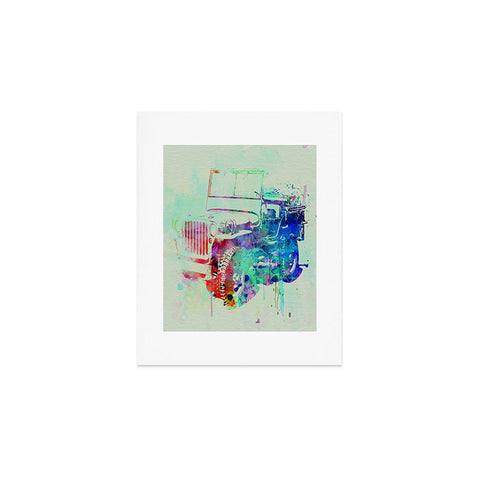Naxart Jeep Willis Art Print