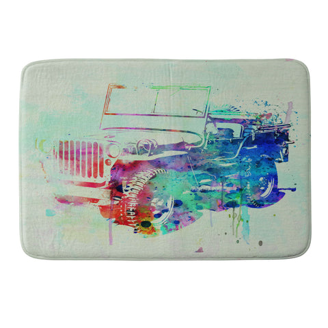 Naxart Jeep Willis Memory Foam Bath Mat