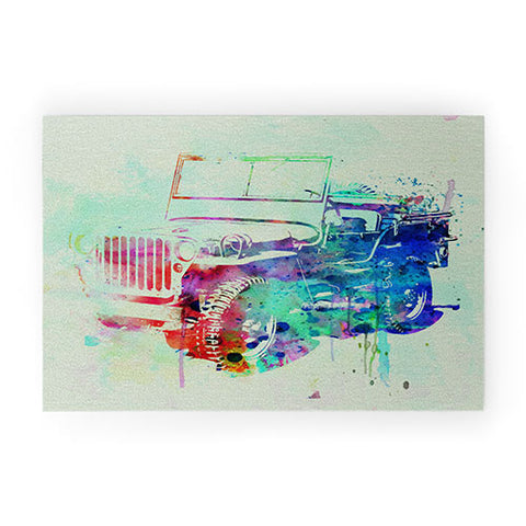 Naxart Jeep Willis Welcome Mat