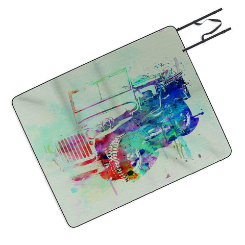 Naxart Jeep Willis Picnic Blanket