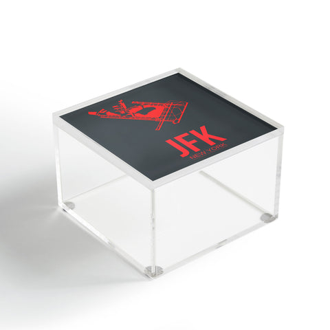 Naxart JFK New York Poster 2 Acrylic Box
