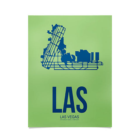 Naxart LAS Las Vegas Poster Poster
