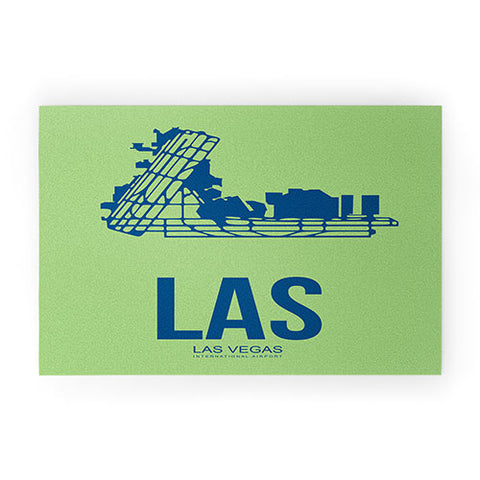 Naxart LAS Las Vegas Poster Welcome Mat