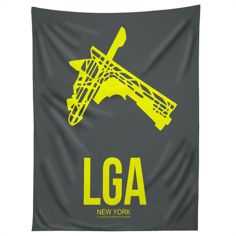 Naxart LGA New York Poster Tapestry