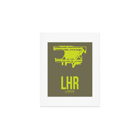 Naxart LHR London Poster 3 Art Print