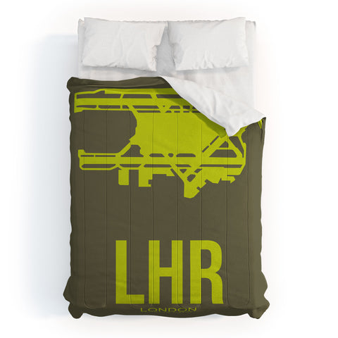 Naxart LHR London Poster 3 Comforter