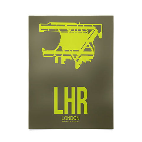Naxart LHR London Poster 3 Poster