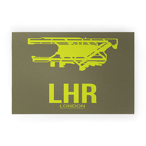 Naxart LHR London Poster 3 Welcome Mat