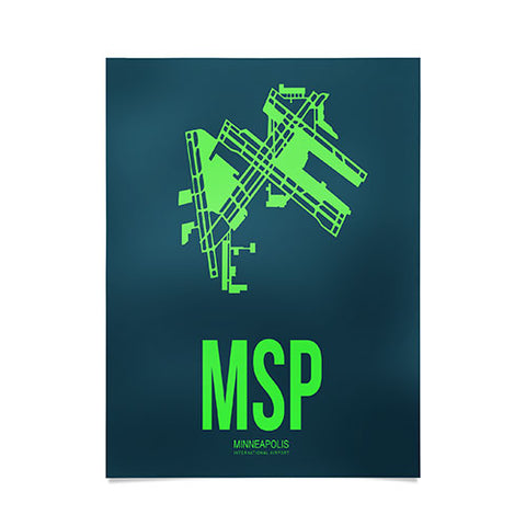 Naxart MSP Minneapolis Poster 2 Poster