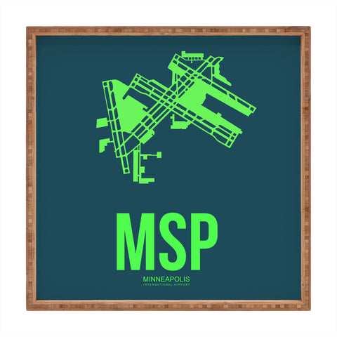 Naxart MSP Minneapolis Poster 2 Square Tray