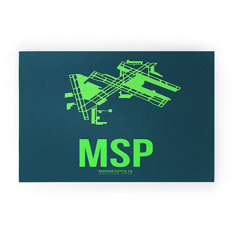 Naxart MSP Minneapolis Poster 2 Welcome Mat