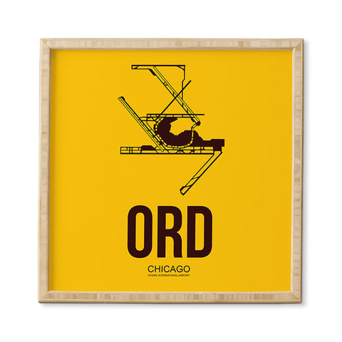 Naxart ORD Chicago Poster 1 Framed Wall Art