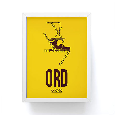 Naxart ORD Chicago Poster 1 Framed Mini Art Print