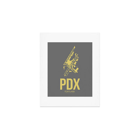 Naxart PDX Portland Poster Art Print
