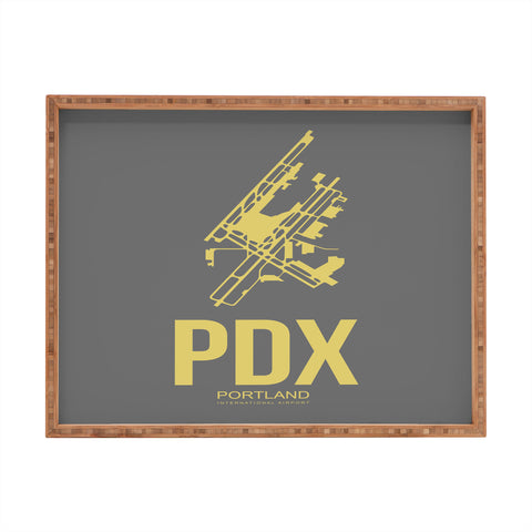 Naxart PDX Portland Poster Rectangular Tray