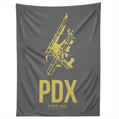 Naxart PDX Portland Poster Tapestry