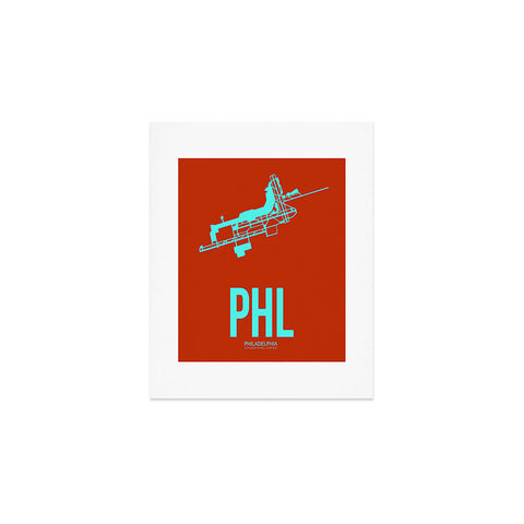 Naxart PHL Philadelphia Poster 2 Art Print