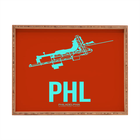 Naxart PHL Philadelphia Poster 2 Rectangular Tray