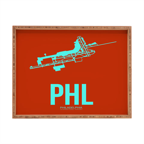 Naxart PHL Philadelphia Poster 2 Rectangular Tray