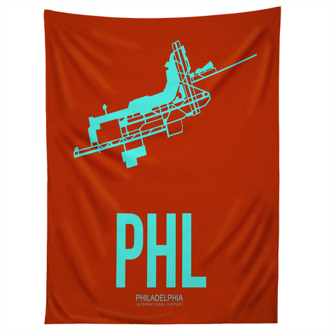 Naxart PHL Philadelphia Poster 2 Tapestry
