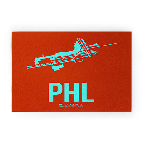 Naxart PHL Philadelphia Poster 2 Welcome Mat