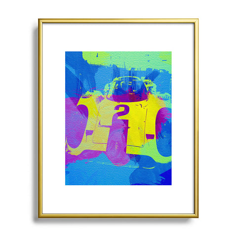 Naxart Porsche 917 Front End Metal Framed Art Print