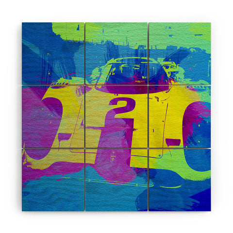 Naxart Porsche 917 Front End Wood Wall Mural