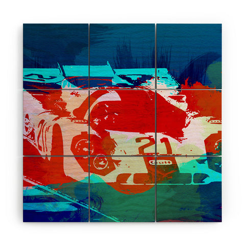 Naxart Porsche 917 Racing 1 Wood Wall Mural