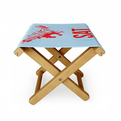 Naxart SAT San Antonio Poster Folding Stool
