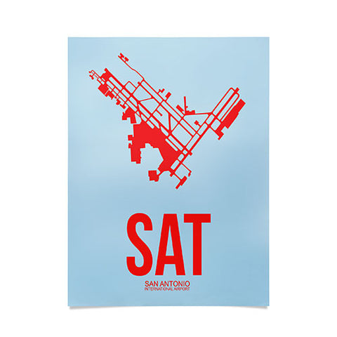 Naxart SAT San Antonio Poster Poster