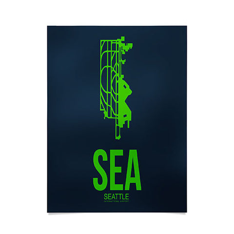 Naxart SEA Seattle Poster 2 Poster